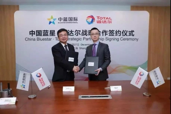 道达尔润滑油与中蓝国际化工达成战略合作